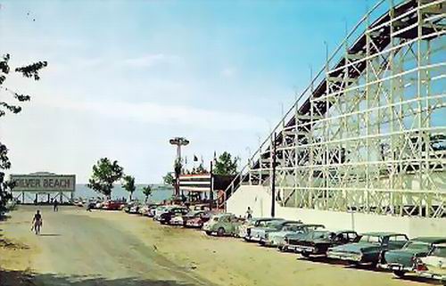 Silver Beach Amusement Park - Roller Coaster (newer photo)